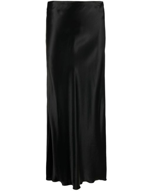Falda midi con cintura alta Forte Forte de color Black
