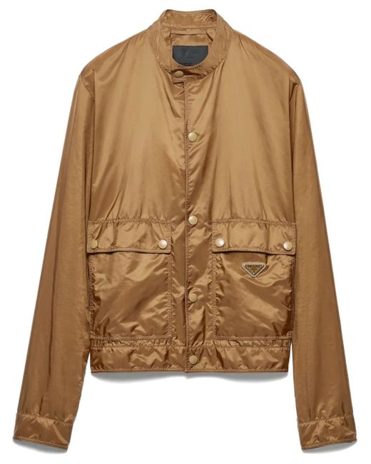 Prada Brown Re-Nylon Jacket for men
