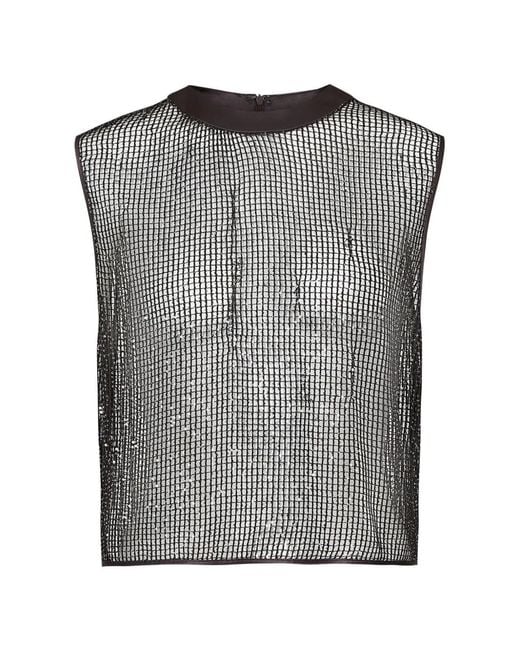 Twp Gray Débardeur À Sequins
