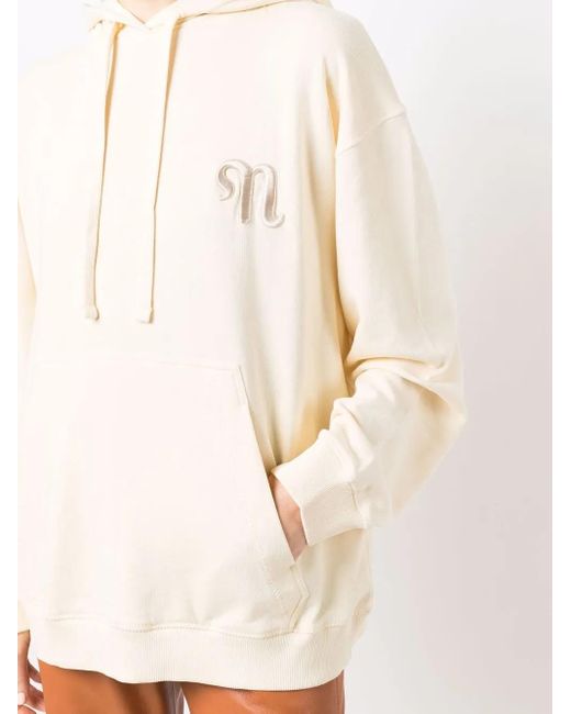 Nanushka Yellow Organic Cotton Hoodie