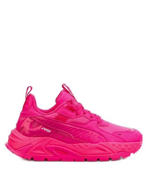 PUMA Pink Rs-Track "Spring Fling" Sneakers