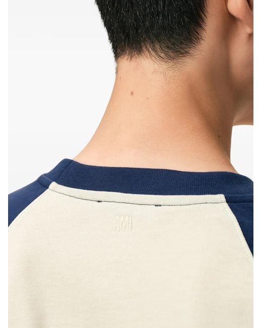AMI Blue Ink Ami De Coeur Tshirt
