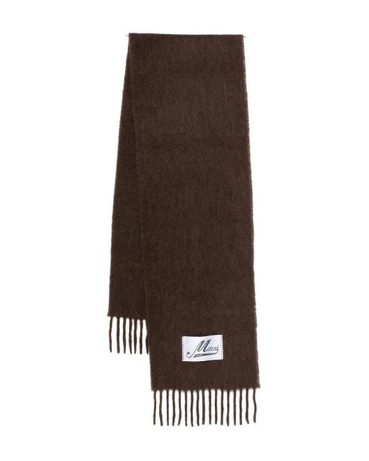 Marni Brown Fringed Scarf