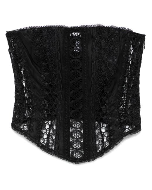 Haut-Bustier Lathie Charo Ruiz en coloris Black