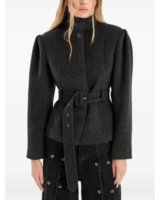 Veste Oversize À Taille Ceinturée ROTATE BIRGER CHRISTENSEN en coloris Black