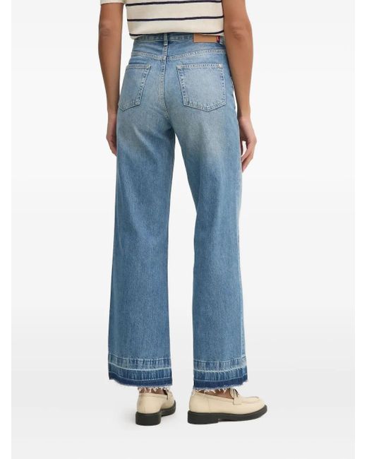 Joop! Blue Frayed-Hem Jeans