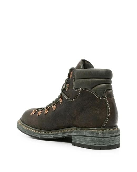 Guidi Green 19M Leather Hiking Boots for men