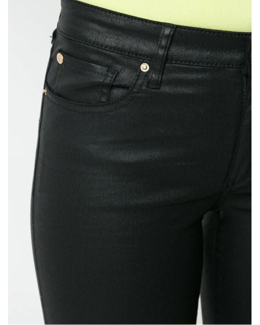 Jean Skinny À Taille Mi-Haute ARMANI EXCHANGE en coloris Black
