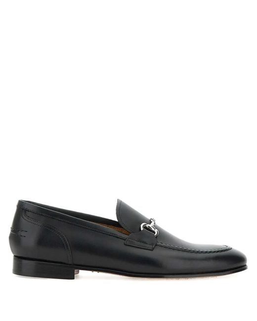 Duca Degli Abruzzi Black Vasco Lord Leather Loafers for men