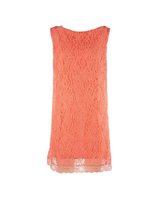 La Petite Robe Di Chiara Boni Pink Robe En Dentelle À Coupe Courte