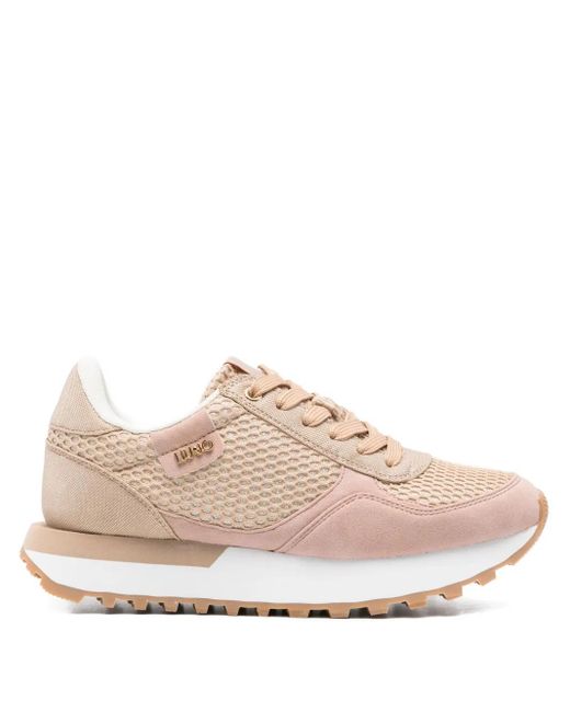 Zapatillas con paneles de malla Liu Jo de color Pink