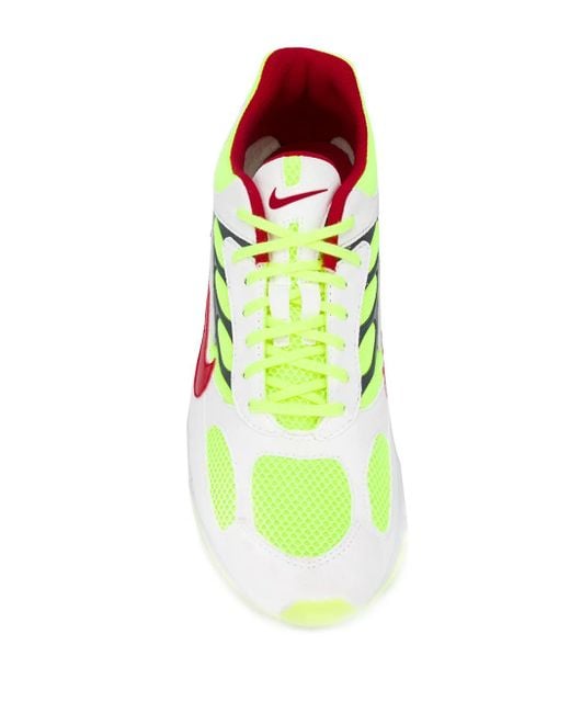 Nike Green Air Ghost Racer Retro "Neon" Sneakers