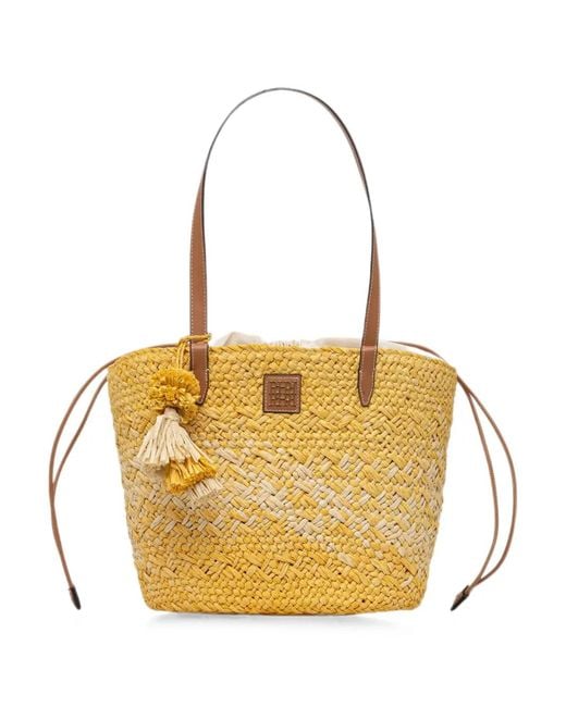 Pedro Del Hierro Madrid Metallic Large Logo-Patch Tote Bag