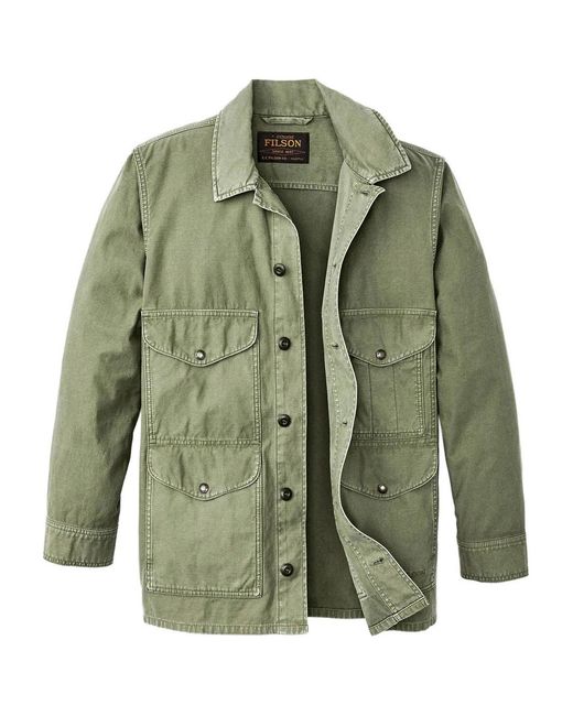 Filson Green Double-Pocket Jacket for men