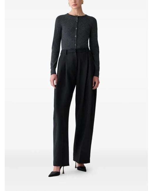 Carolina Herrera Vest Met Gemêleerd Effect in het Black