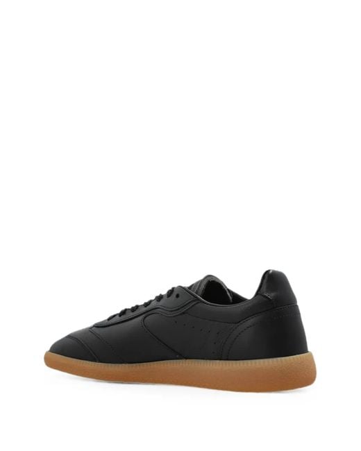 DSquared² Black Logo-Plaque Leather Sneakers