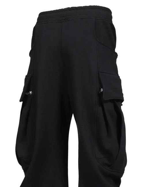 Zanone Black Drawstring Cargo-Pocket Track Pants for men