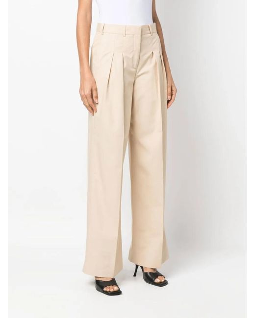 Calvin Klein Natural Pants With Logo