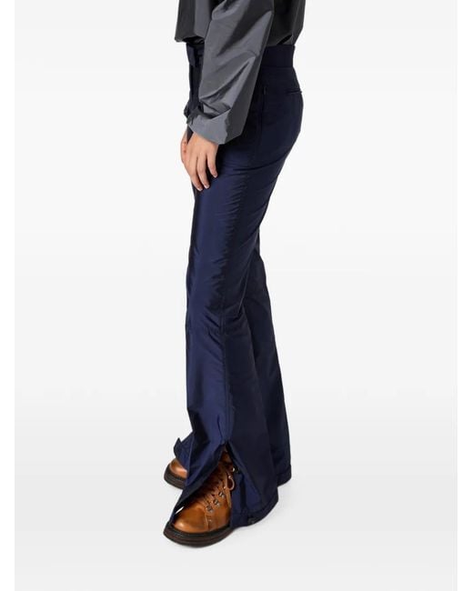 Miu Miu Blue Pantalon De Ski À Empiècements Contrastants