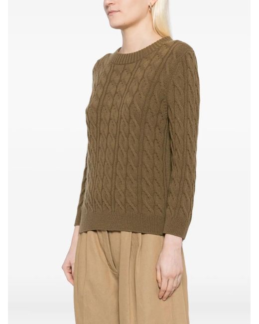 N.Peal Cashmere Brown Emilia Jumper