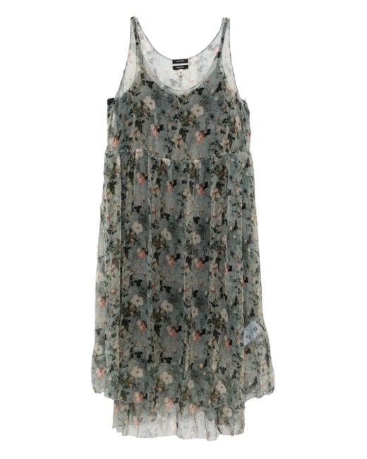 R13 ギャザー タンクドレス Gray