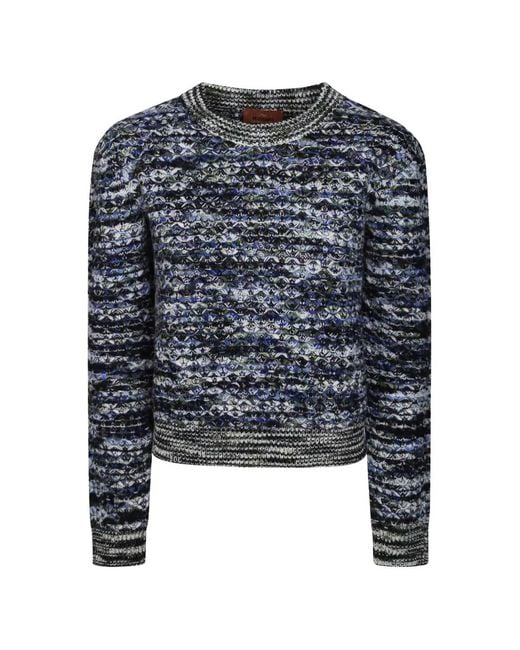 Missoni Blue Texturierter Pullover
