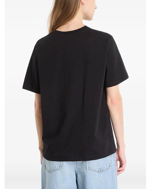 Dime Black T-Shirt À Logo Imprimé