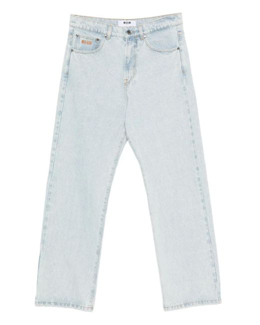 MSGM Hose mit Logo in Blue für Herren