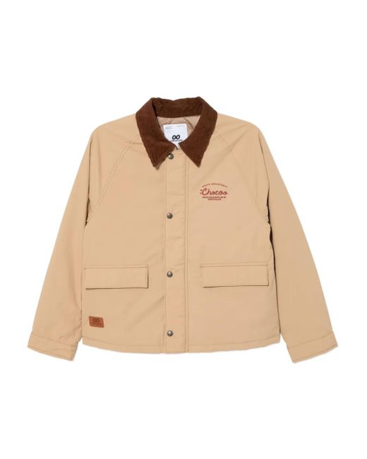 Chocoolate Natural Logo-Embroidered Jacket