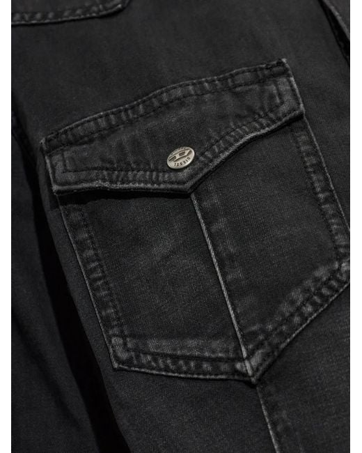 DIESEL Black Western Shirt