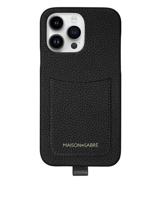 Maison De Sabre Black Sling Iphone 15 Pro Max Case