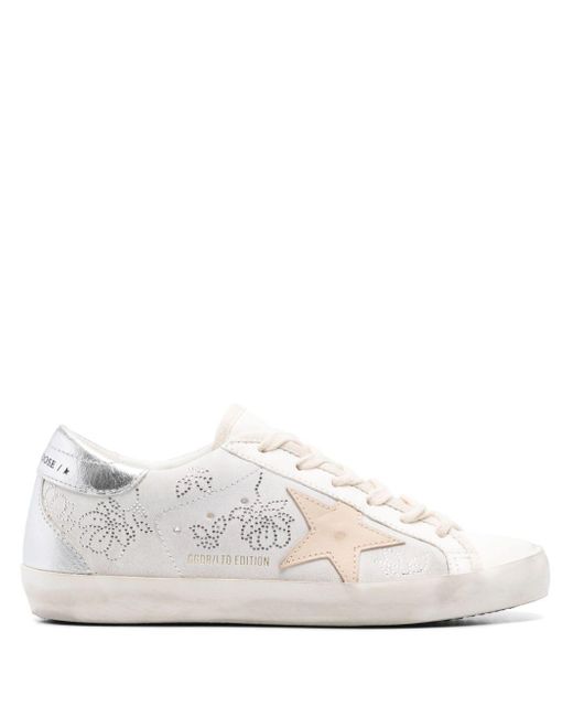 Golden Goose Deluxe Brand White Super-Star Sneakers