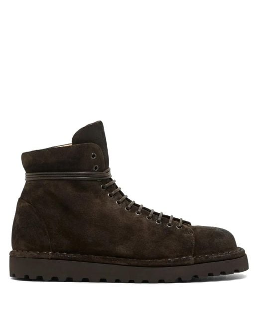 Marsèll Brown Pallottola Lace-Up Combat Boots
