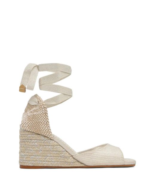 Castaner Natural Brittany Wedge Sandals