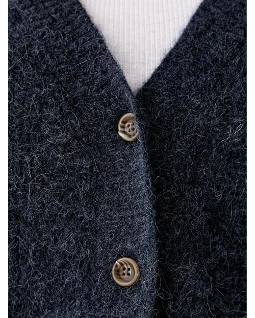 Mos Mosh Black Mmthora Lizet V-Neck Cardigan