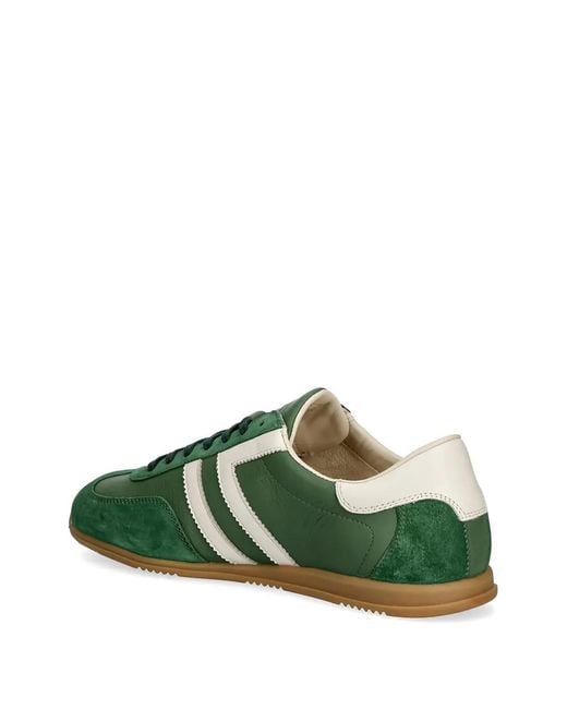 Gant Green Spearclub Suede Striped Sneakers for men