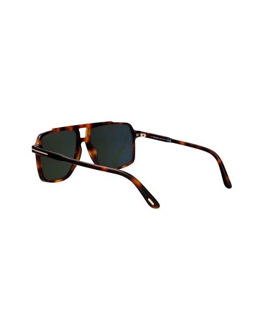 Tom Ford Green Oversize-Frame Sunglasses for men