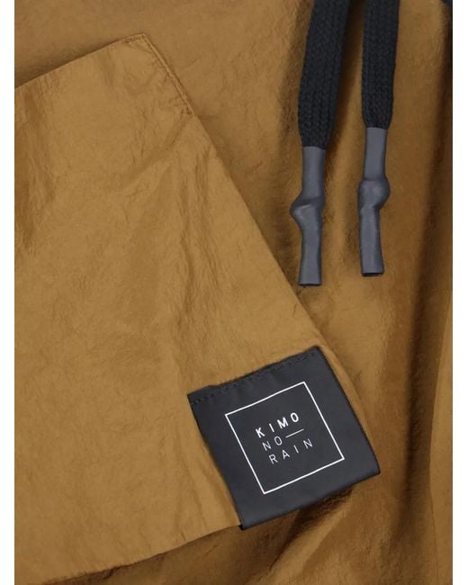 KIMO NO-RAIN Brown Zip Jacket
