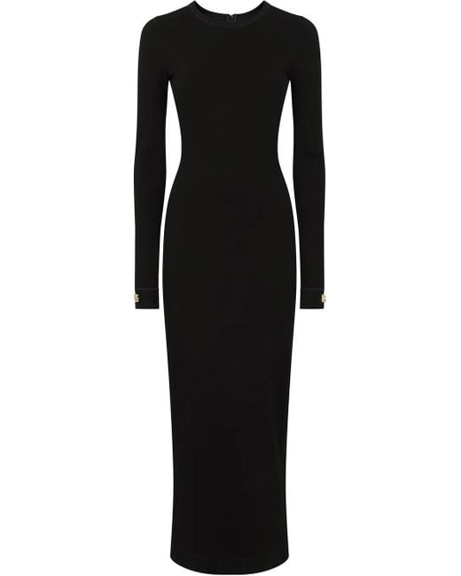 Dolce & Gabbana ストレッチジャージードレス Black