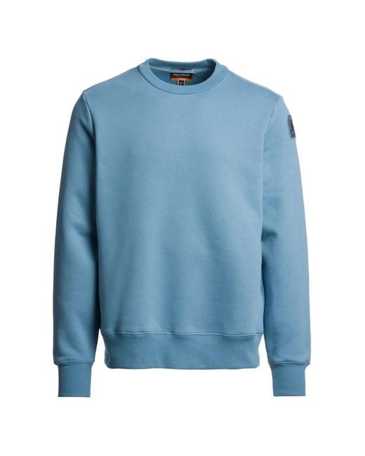 Parajumpers Blue K2 Logo-Patch Sweatshirt for men