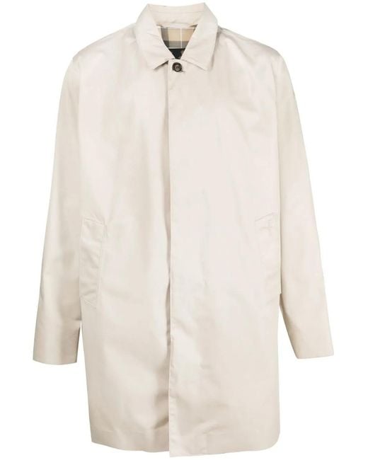 Barbour Natural Single-Breasted Coat for men