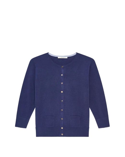 Maliparmi Blue Pocket Cardigan