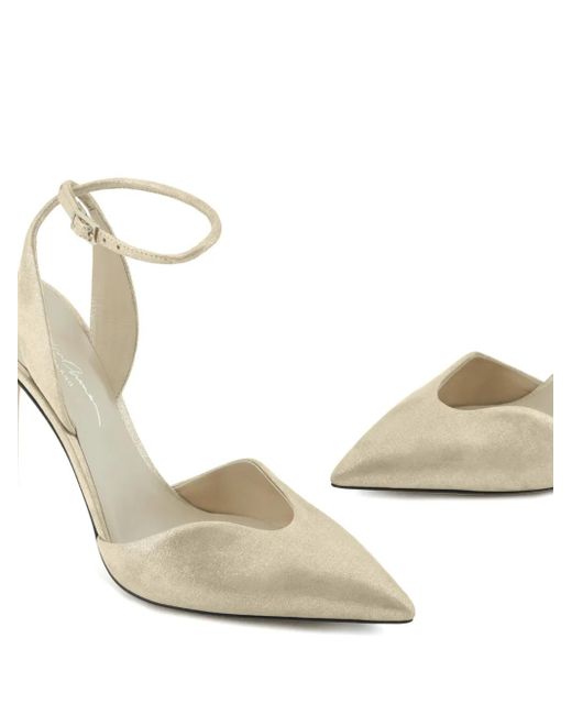 Giorgio Armani スエード パンプス Metallic