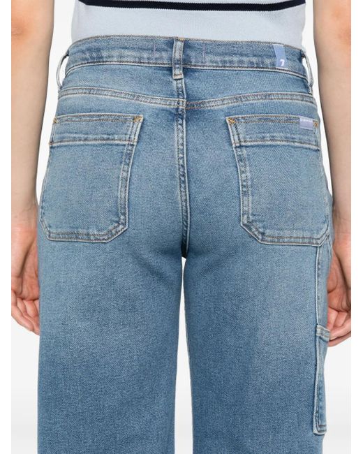 Jeans Utility di 7 For All Mankind in Blue