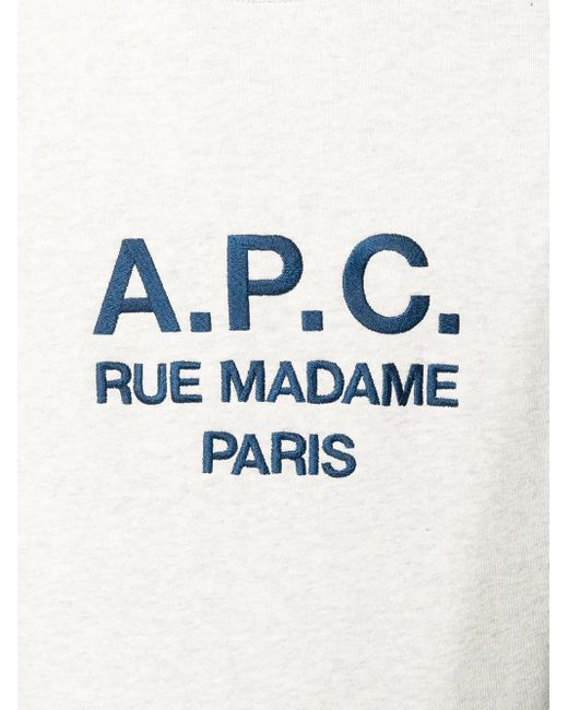 メンズ A.P.C. ロゴ スウェットシャツ Multicolor