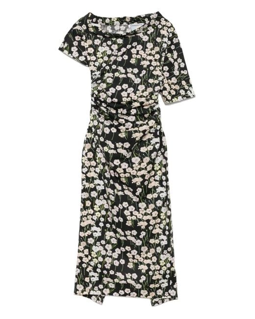 BERNADETTE Black Bowery Maxi Dress
