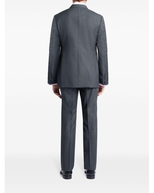 Tom Ford Blue Single-breasted Wool Suit for men