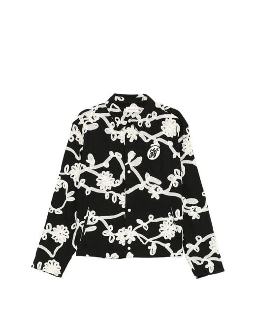Honor The Gift Black Chemise À Motif Floral for men