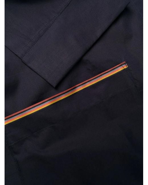 Paul Smith Blue Tied-Waist Wrap Robe for men