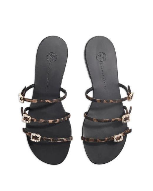 Temperley London White Eclipse Buckle-Detail Sandals